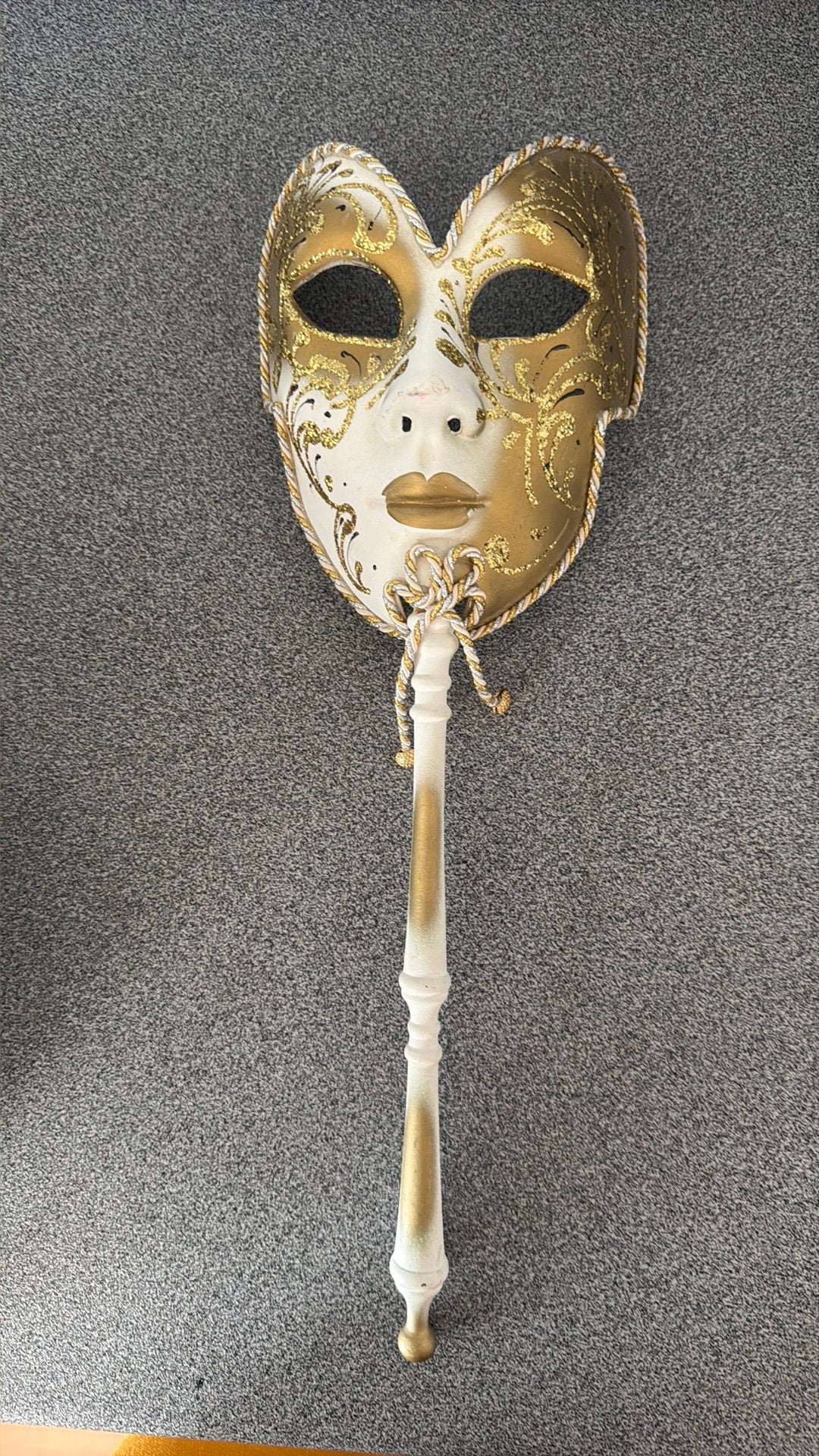 Venetiaans masker op steel, Ophalen of Verzenden