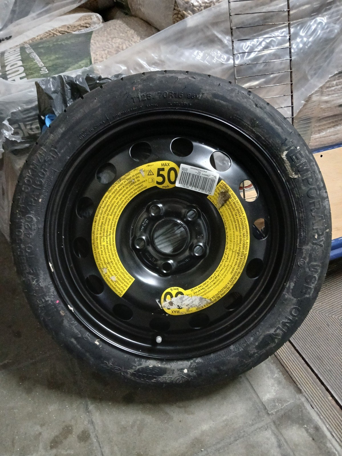 Roue de secours galette 16" – 5112 – Hankook S300, Autos : Pièces & Accessoires, Enlèvement