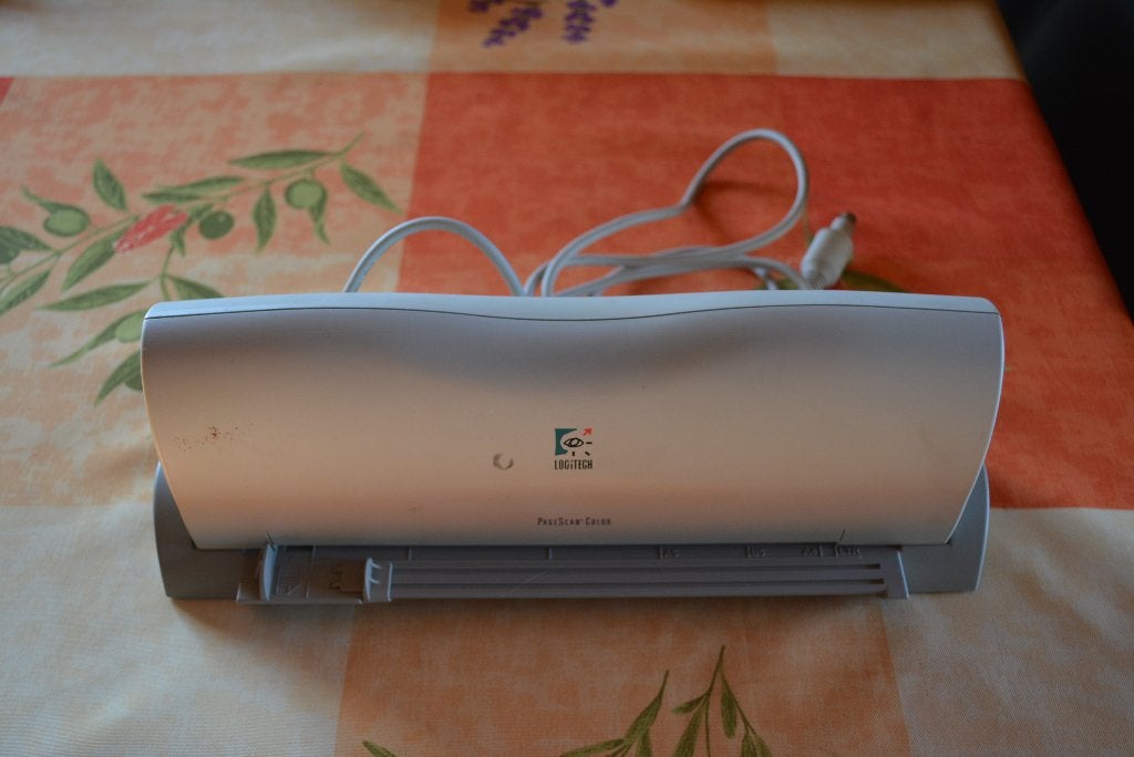 Retro, vintage  logitech handscanner uit de jaren 90., Enlèvement