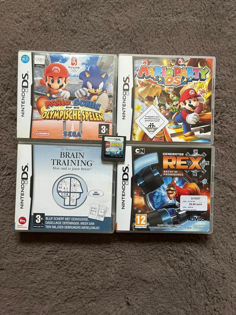 5 Nintendo DS Spelletjes, Enlèvement, Comme neuf