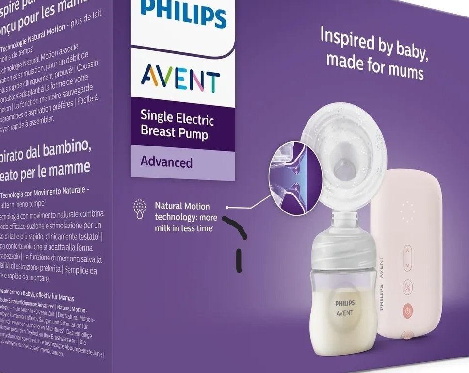 Philips Avent elektrische borstkolf, Borstkolf, Zo goed als nieuw, BPA-vrij, Philips Avent
