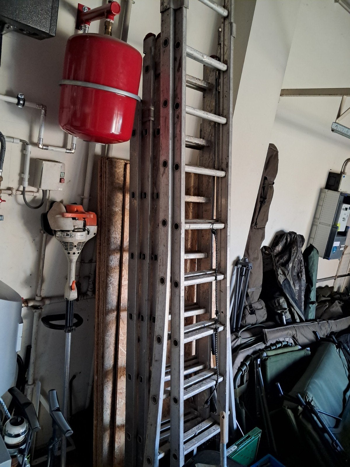 2 ladders aluminium, Doe-het-zelf en Bouw, Ophalen