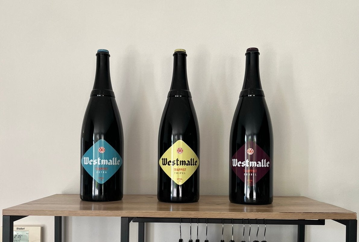 3 dummy flessen Westmalle 3 liter apart of samen, Verzamelen, Ophalen, Nieuw