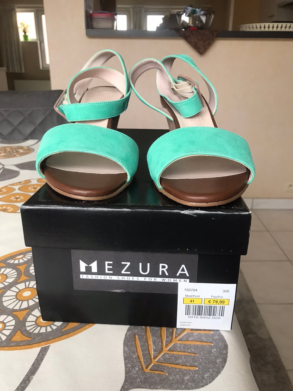 Mezura ( 41 ), Kleding | Dames, Schoenen, Ophalen of Verzenden, Nieuw, Groen