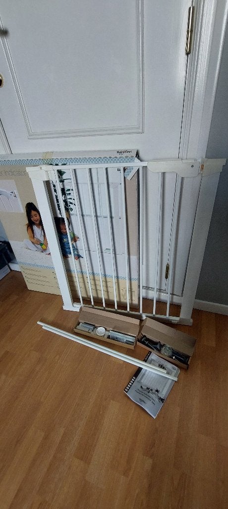 Babydan traphekje deurhekje, Kinderen en Baby's, Traphekjes, Ophalen, Zo goed als nieuw, Klemhekje, Metaal of IJzer