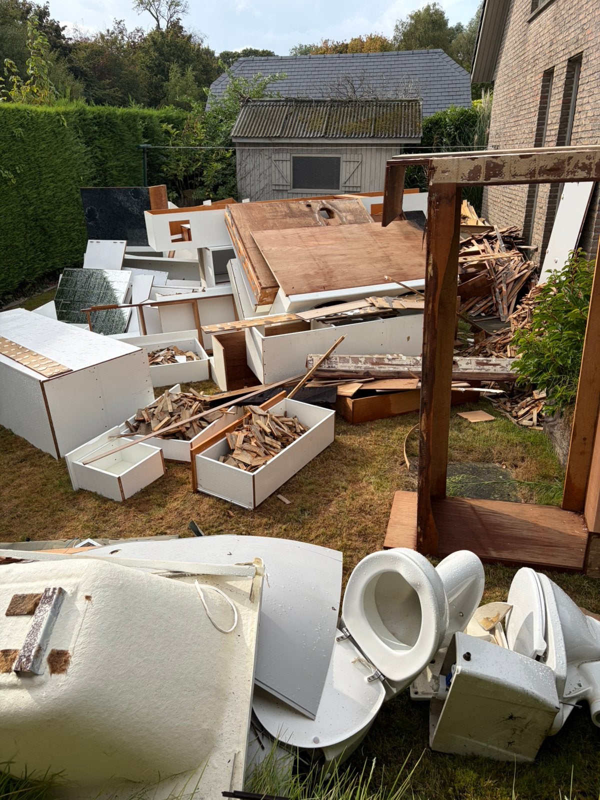 Gratis af te halen hout, Bricolage & Construction, Plaques & Panneaux, Enlèvement, Utilisé, Bois