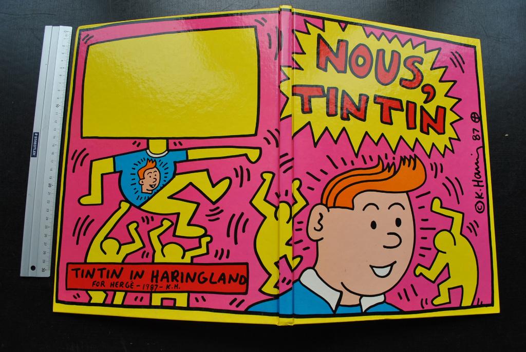 NOUS TINTIN EDITIONS DU LION 1987 - KEITH HARING BILAL..., Enlèvement ou Envoi, Utilisé, Collectif
