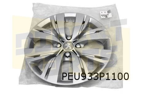 Peugeot 208 Wieldop 15'' (EVT- Gris Etincelle) Origineel! 96, -, Verzenden, -, Nieuw