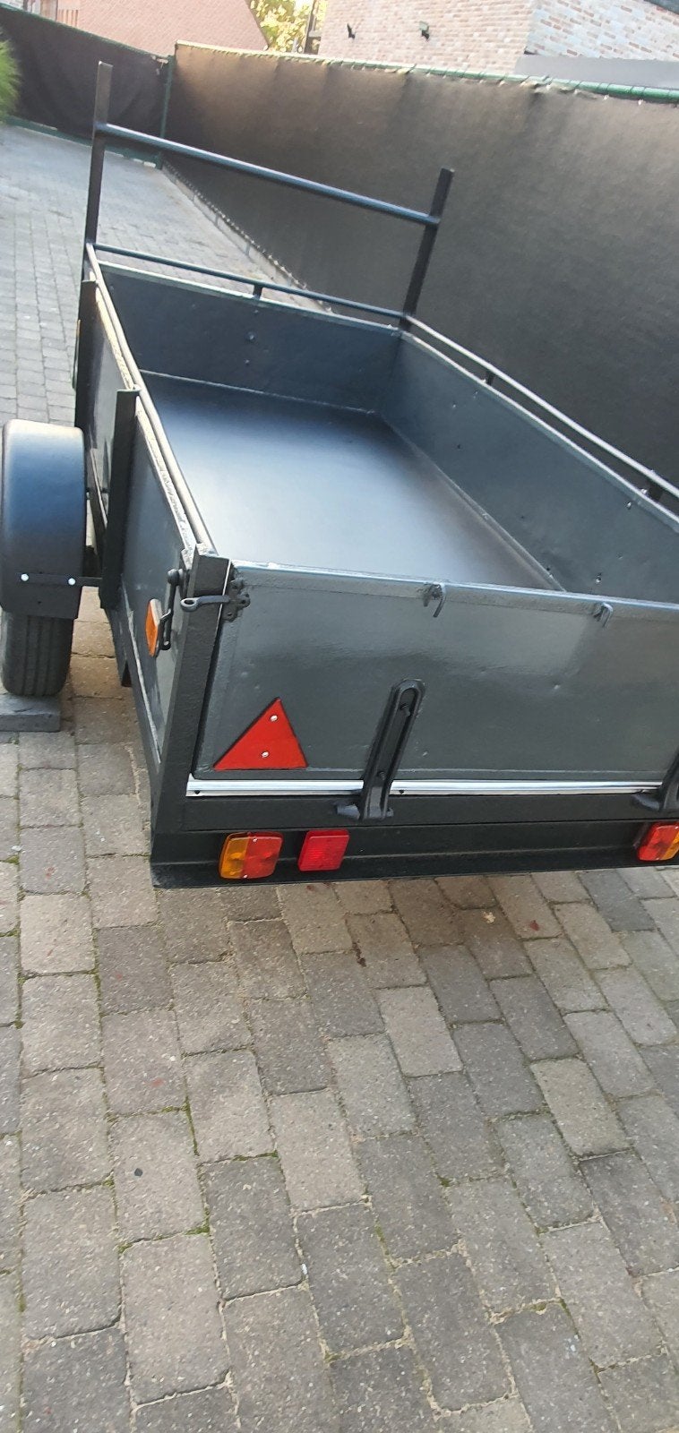 Te koop remork 490 euro helemaal opgknapt., Enlèvement, Utilisé
