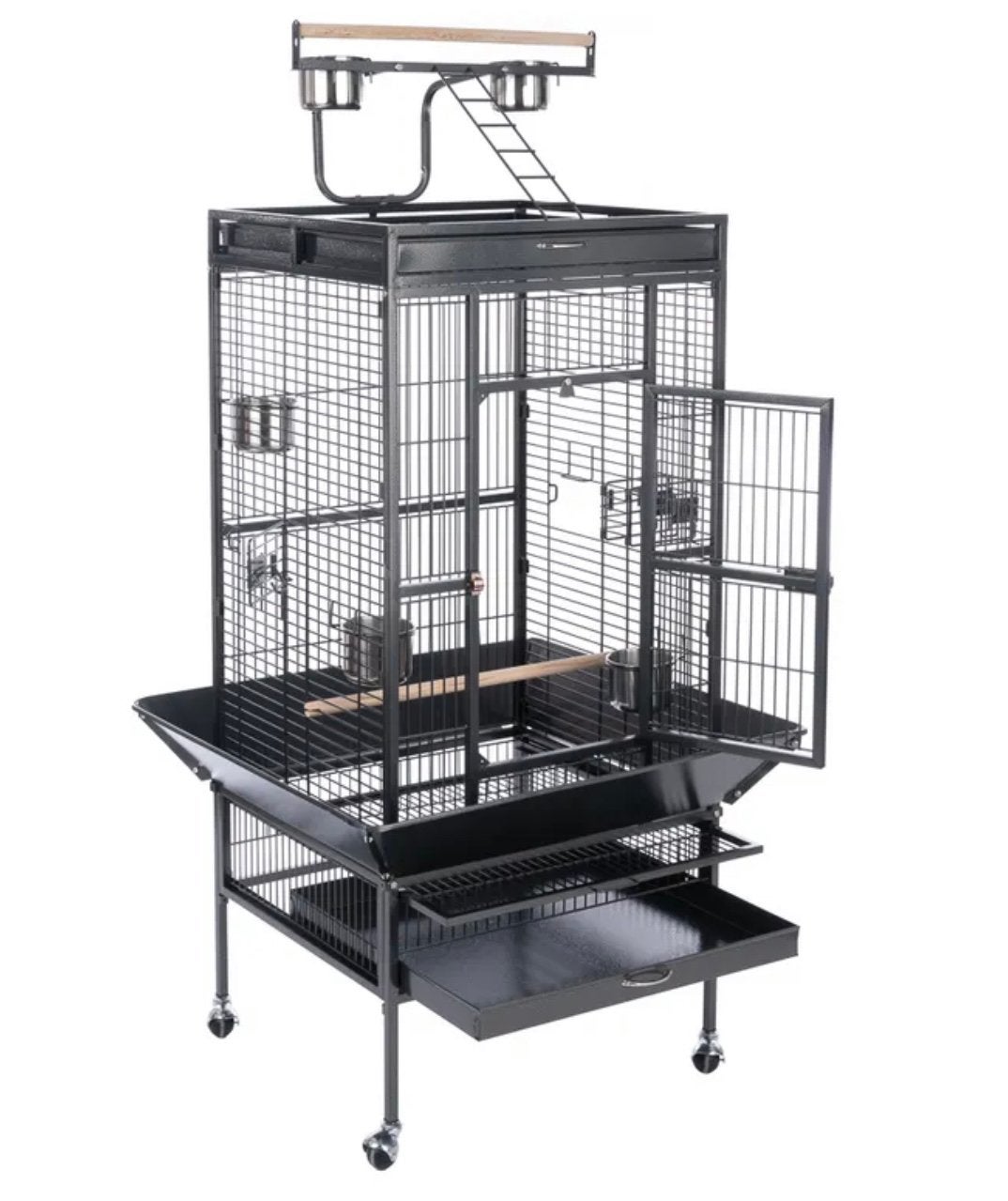 Cage pour oiseaux/perroquet, Enlèvement, Comme neuf, Métal, Cage à oiseaux