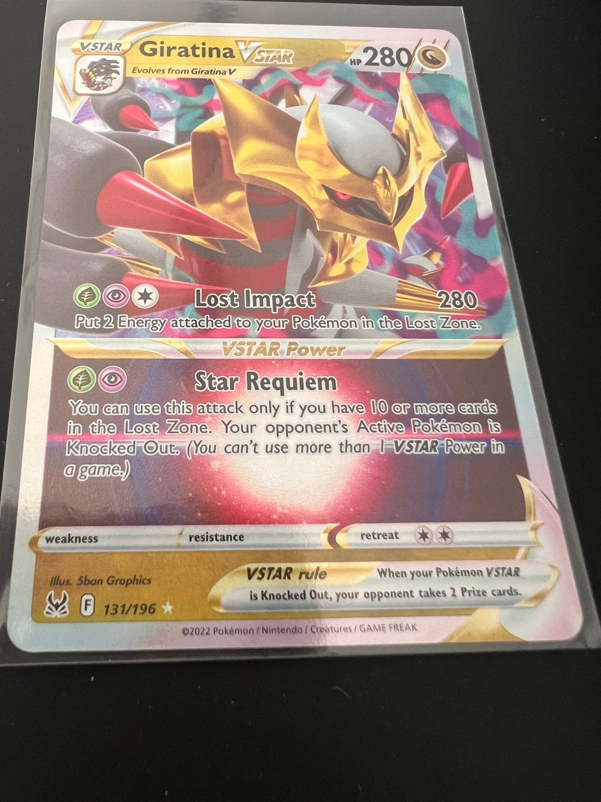 Giratina 131/196, Enlèvement ou Envoi, Comme neuf