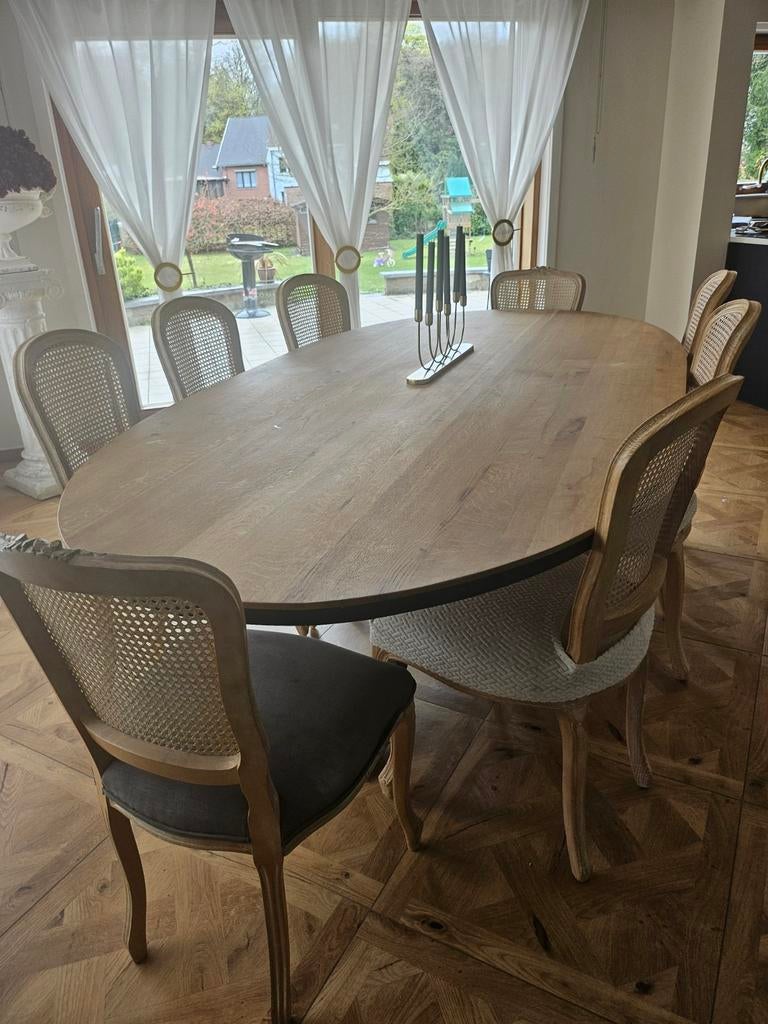 Table en bois 8 à 10 personnes, Maison & Meubles, Tables | Tables à manger