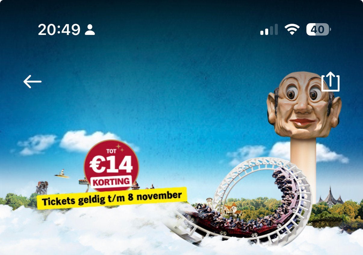 Kortingskaarten efteling. Met albert heijn. AH., Collections, Actions de supermarché, Albert Heijn, Enlèvement ou Envoi