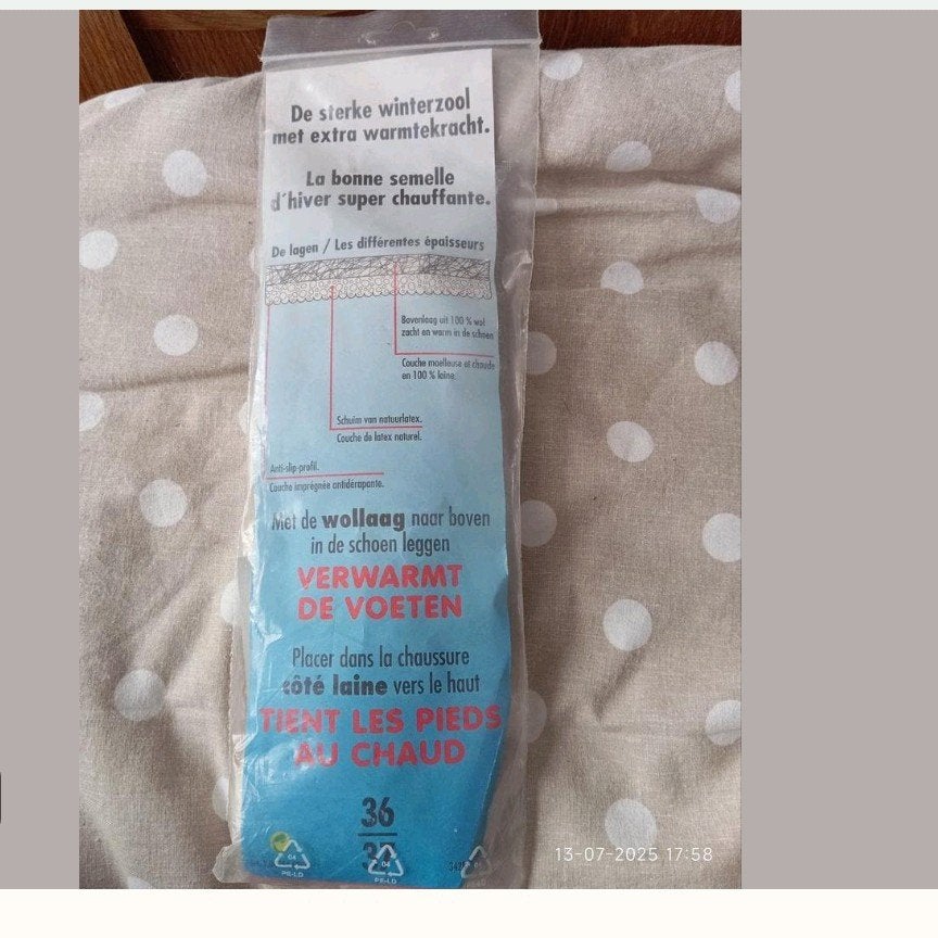 inlegzolen 36/37 lamswol, Ophalen