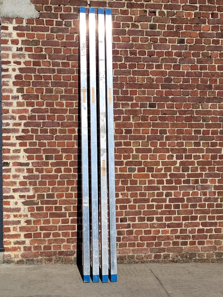 4 aluminium metsersprofielen – 3 meter, Ophalen, Zo goed als nieuw