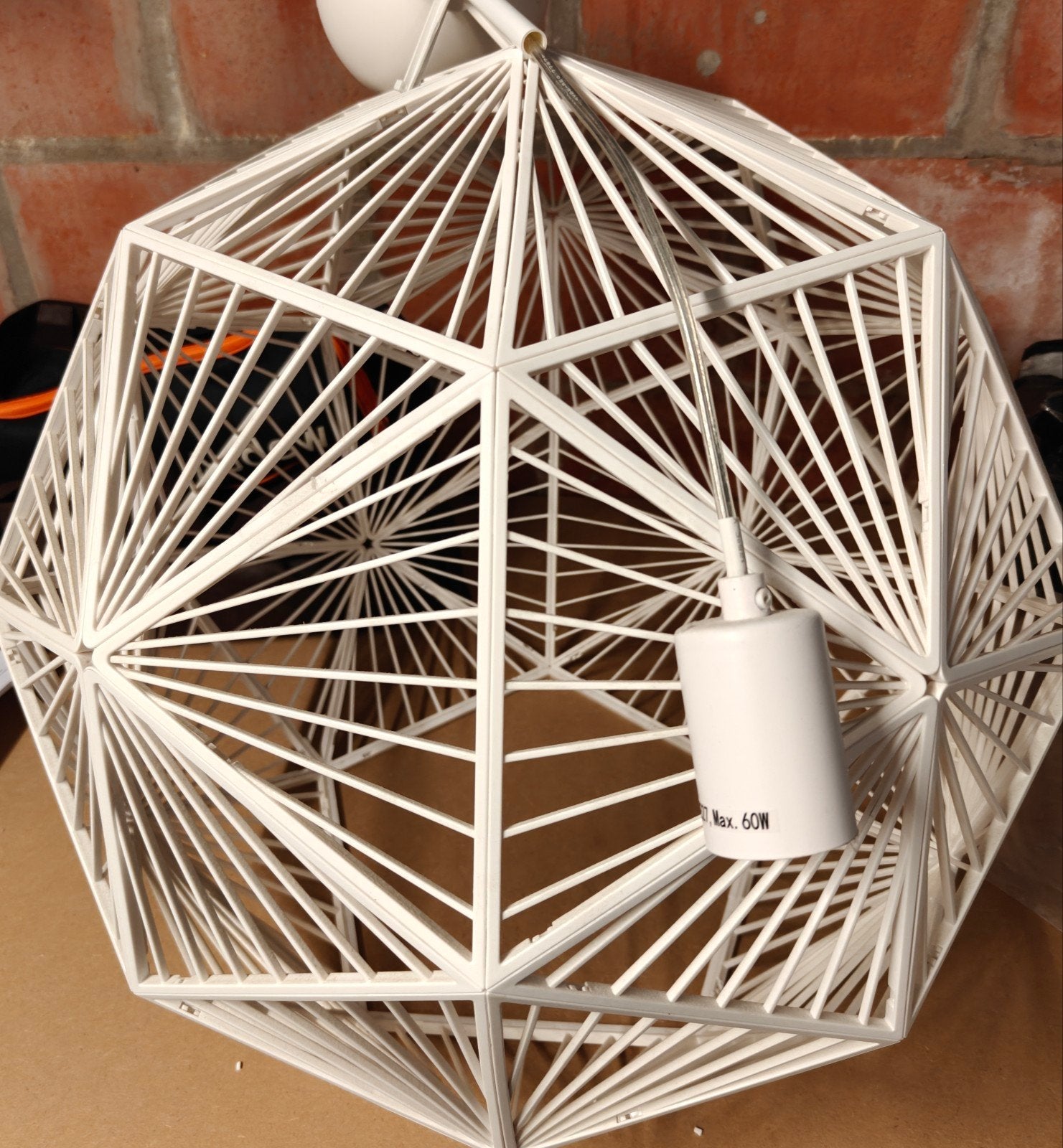Luminaire plafonnier Ikea e27, Suspension, Plastique, Rond, Comme neuf