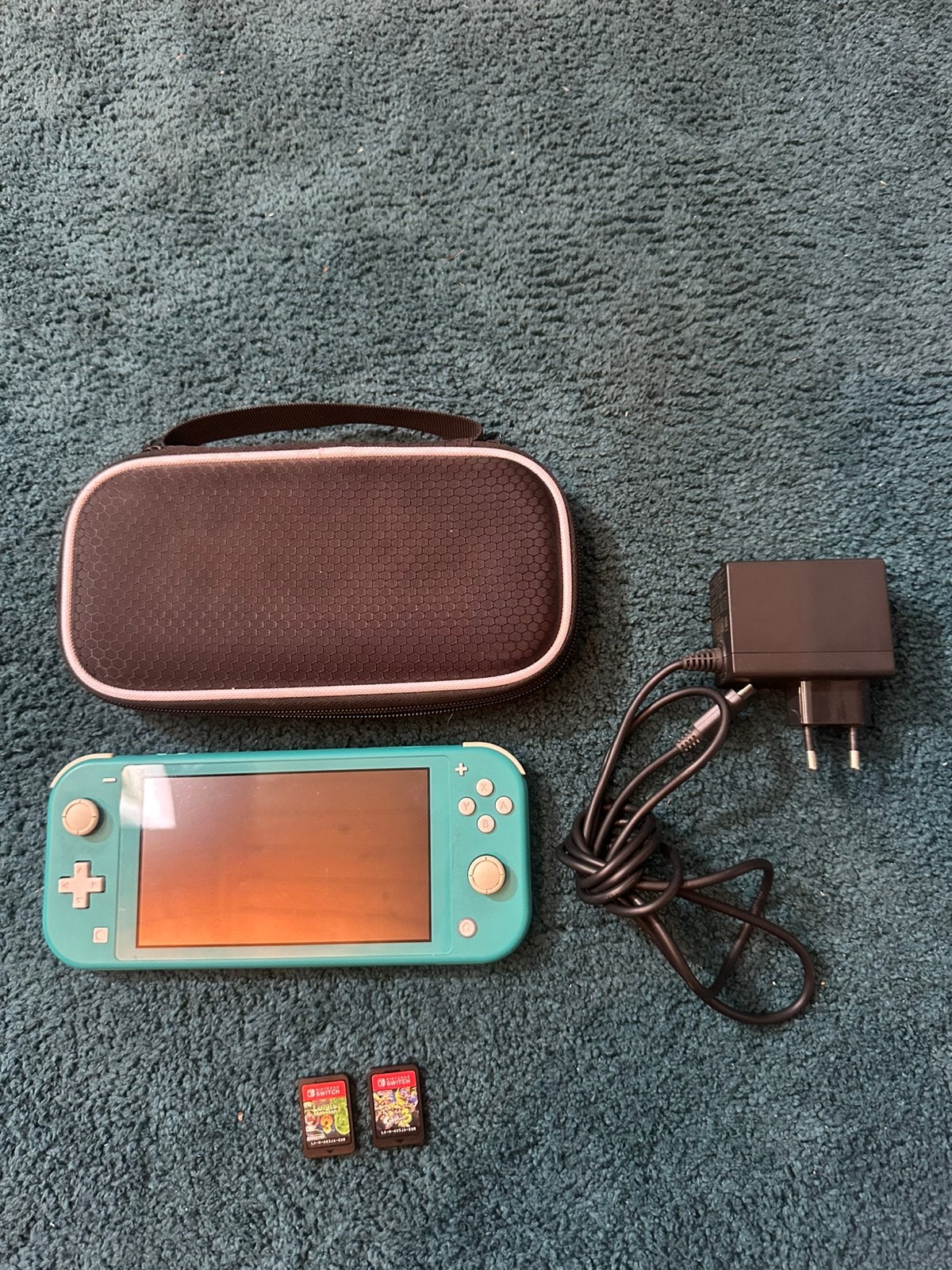 Nintendo Switch Lite blauw, Ophalen of Verzenden, Zo goed als nieuw