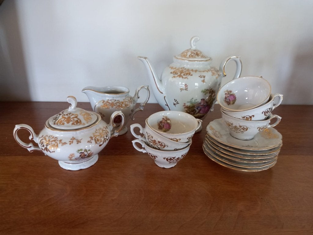 Winterling Bavaria theeset 6 personen, Antiek en Kunst, Ophalen