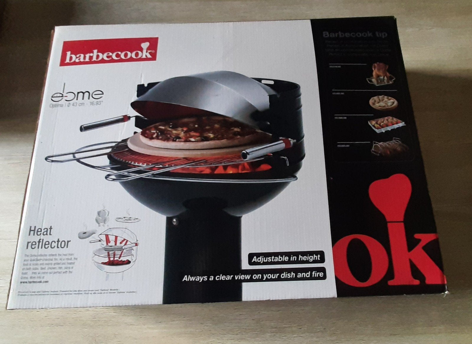 BARBECOOK HEAT REFLECTOR, Enlèvement