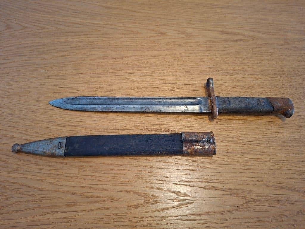Bajonet, Verzamelen, Militaria | Algemeen, Ophalen of Verzenden, Landmacht, Zwaard of Sabel
