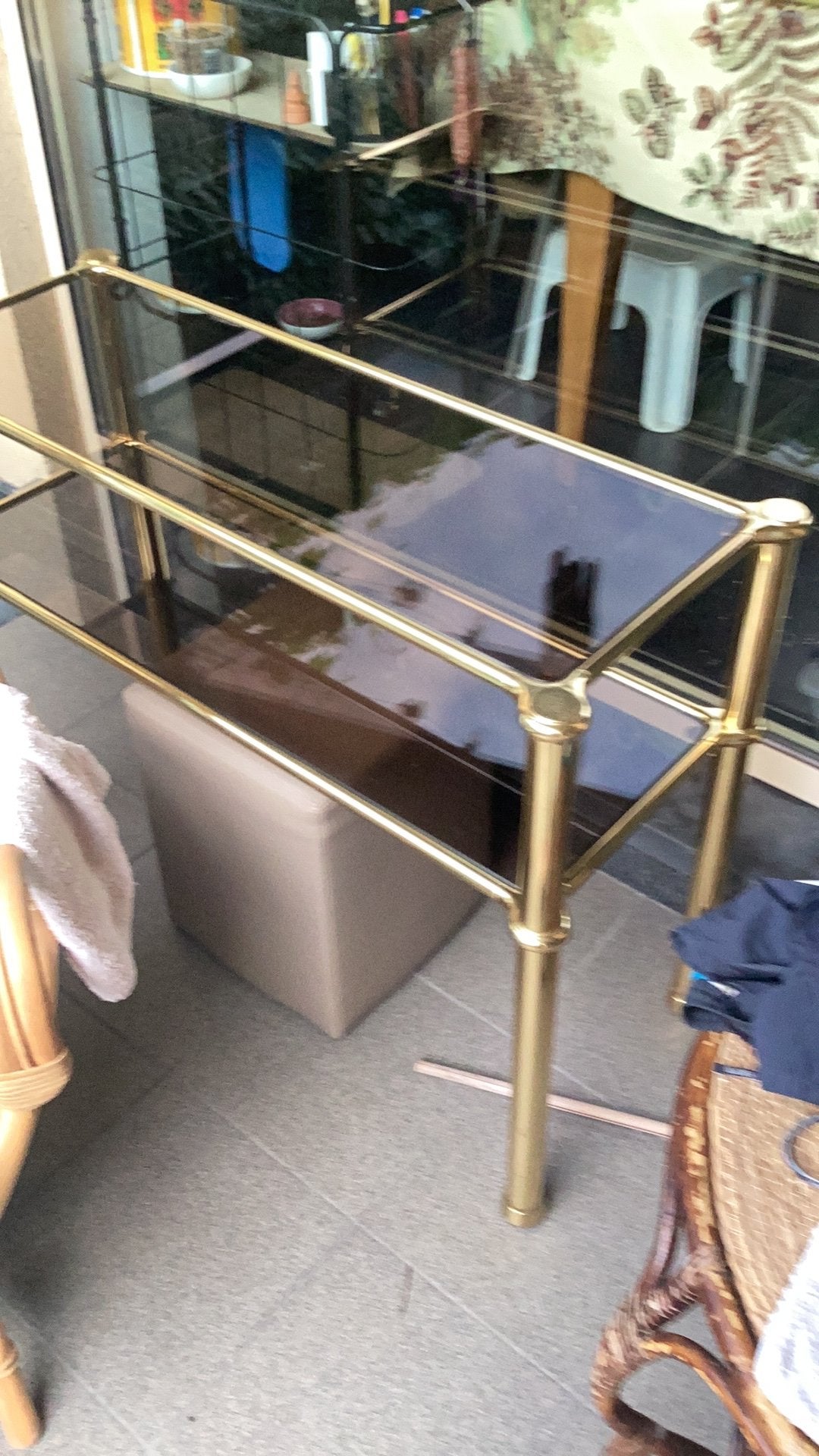 Belle table d'appoint, Maison & Meubles, 25 à 50 cm, Landelijk/modern, Verre, 50 à 100 cm