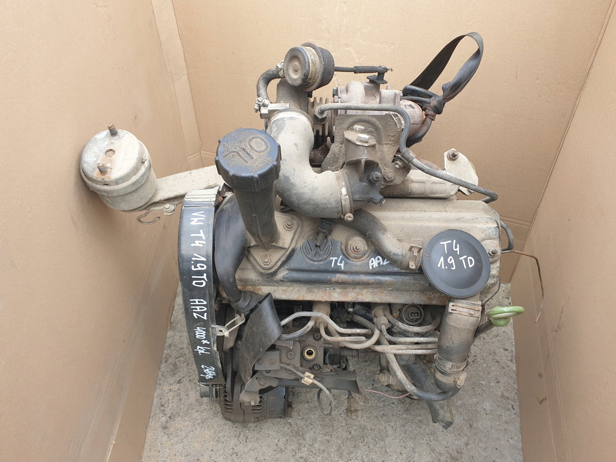 Moteur AAZ Complet VENTO PASSAT 80 AUDI TOLEDO CORDOBA GOLF, Envoi, Utilisé, Daihatsu
