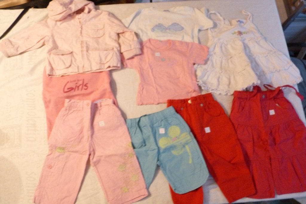 lot vêtements bébé fille 12 mois, Enlèvement, Fille, Autres types
