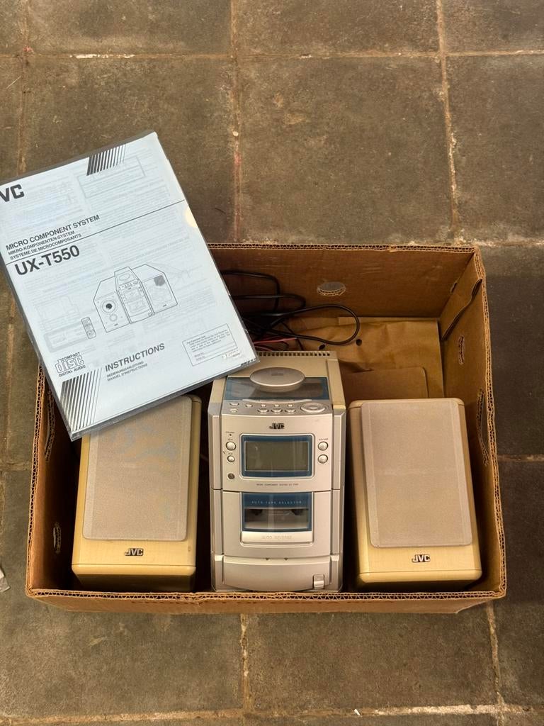 Enceinte JVC UX-T550, Enlèvement, Utilisé