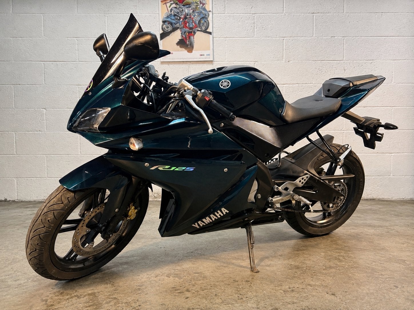 Yamaha YZF R125 2009 - 19631 km - Très bon état, Motos, Occasion, Permis Moto A1 minimum, 1 cylindre, Manuelle