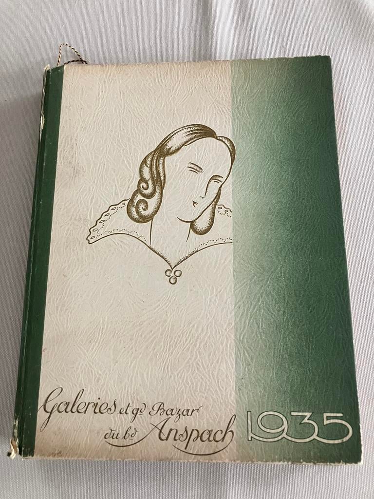 Galeries Bazar Anspach 1935 agenda / Jean Dratz, Antiek en Kunst, Ophalen of Verzenden