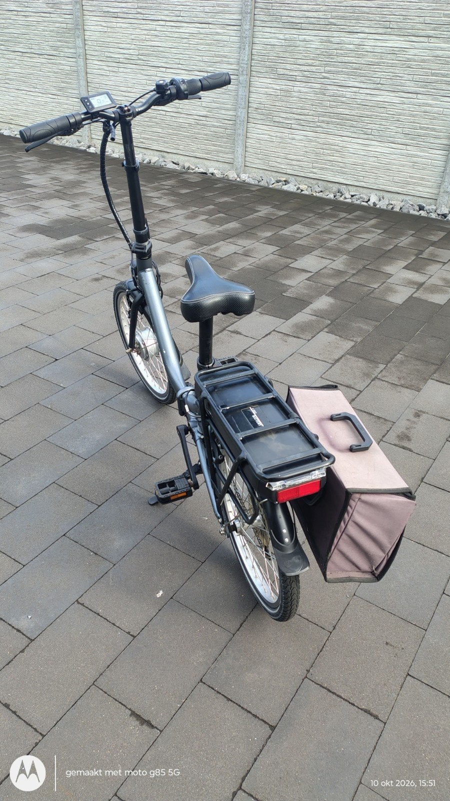 electrische plooifiets, Enlèvement