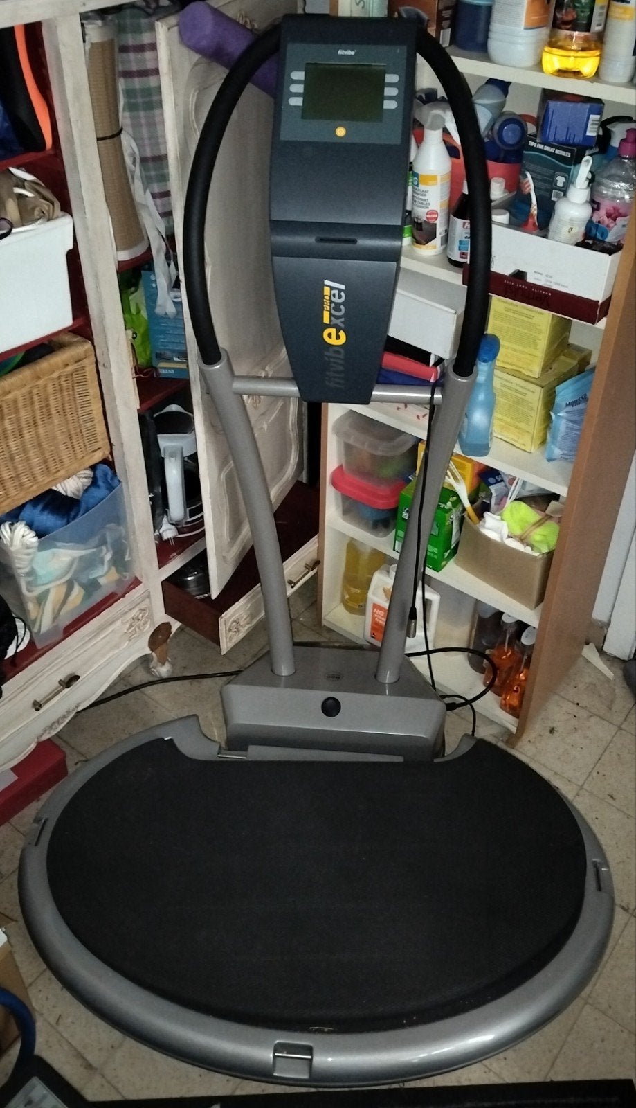 Fitvibe Excel Pro Professionele Trilplaat – Koopje!, Enlèvement ou Envoi, Comme neuf, Dos, Plaque vibrante