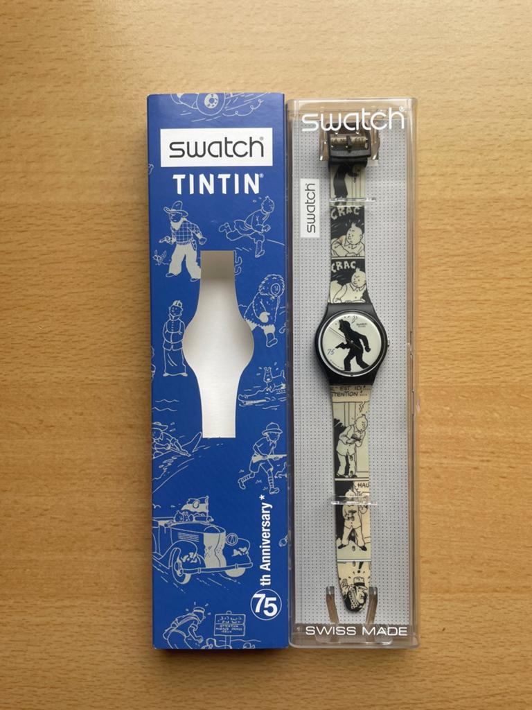 Tintin montre Swatch limitée et numérotée, Bijoux, Sacs & Beauté, Enlèvement, Neuf