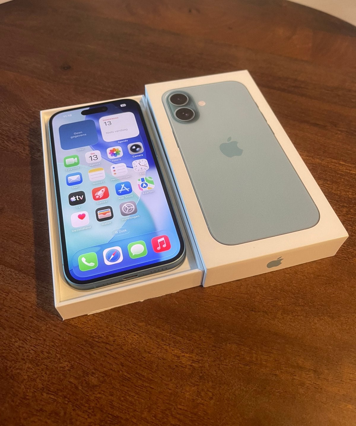 Apple iPhone 16 - 128 Go - Turquoise (teal) -En parfait état, Télécoms, Téléphonie mobile | Apple iPhone, 128 GB, Enlèvement ou Envoi