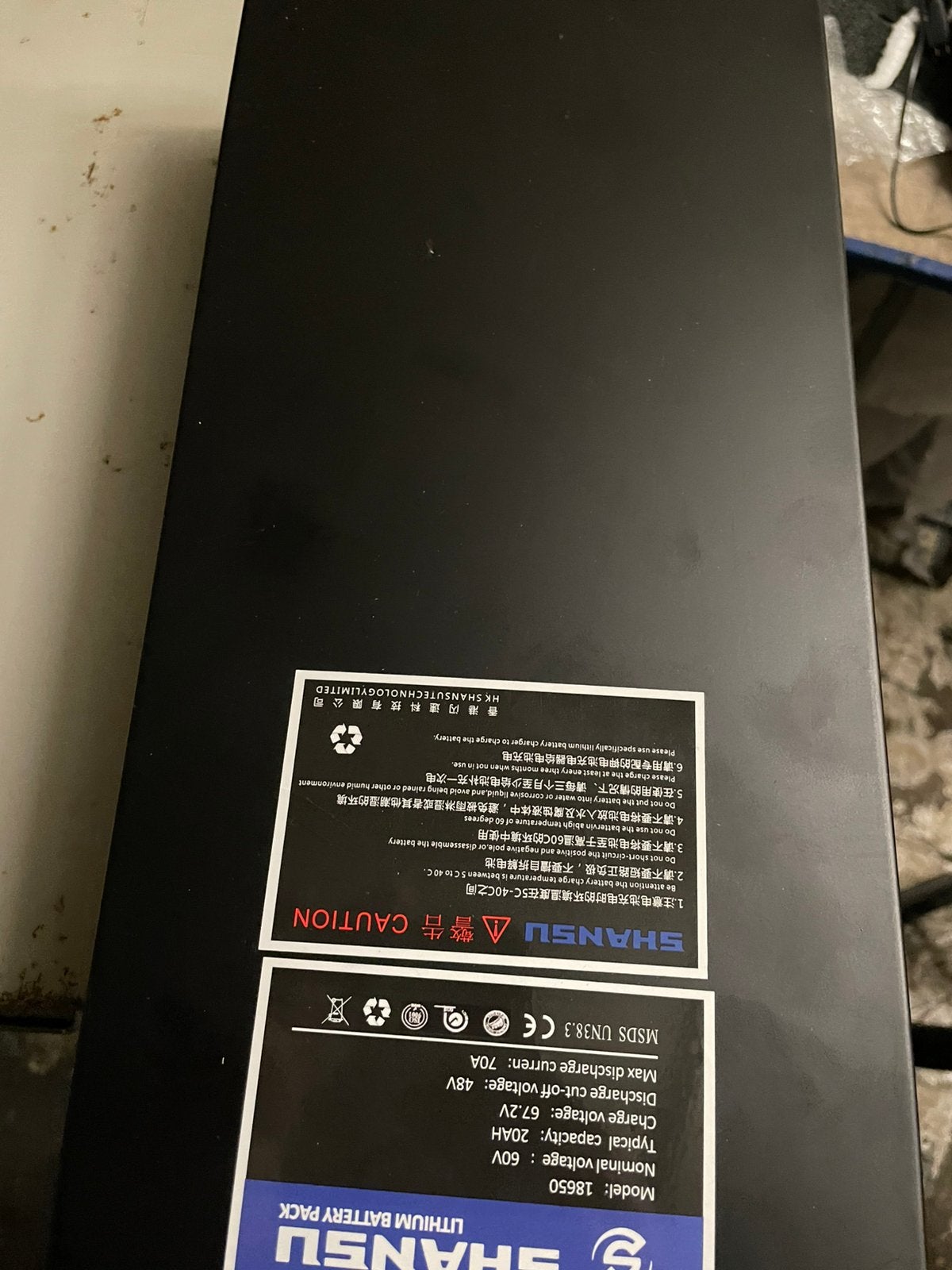 Copper accu 60V 20Ah lithium-ion batterijpakket scooter, Diversen, Ophalen of Verzenden, Nieuw