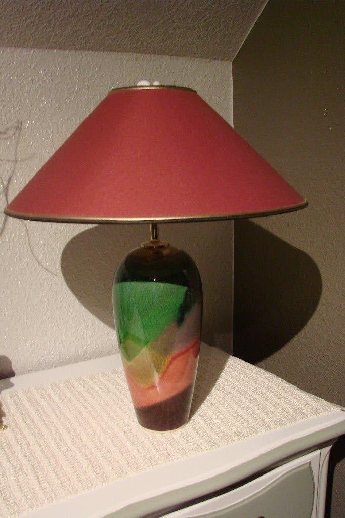 design  tafellamp, Huis en Inrichting, Ophalen, Met schakelaar, Overige materialen, Rood