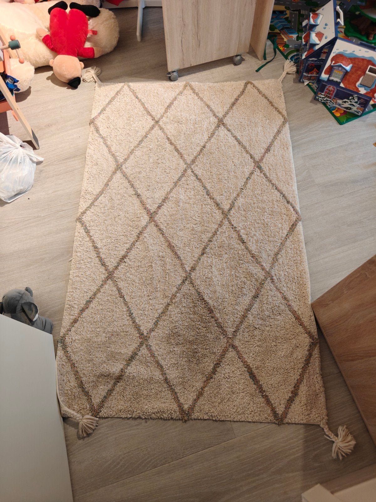 Tapis Zara Home, Maison & Meubles, 100 à 150 cm, Enlèvement ou Envoi, Beige, Comme neuf