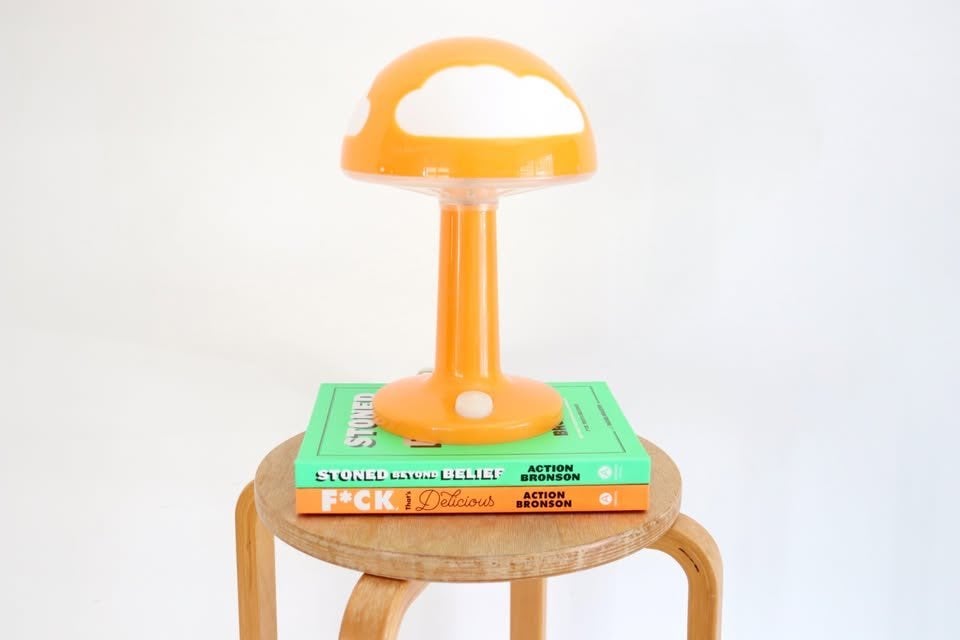 Vintage Ikea Skojig lamp (oranje), Kinderen en Baby's, Ophalen, Oranje, Zo goed als nieuw, IKEA
