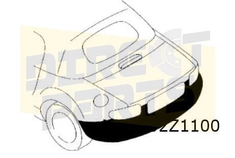 Mazda MX-5 (3/05-) achterbumper (te spuiten) Origineel! NFY0, Auto-onderdelen, -, Verzenden, -, Nieuw