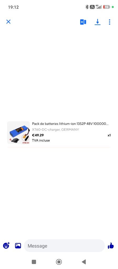 Batterie neuve avec chargeur vélo électrique, Enlèvement, Neuf