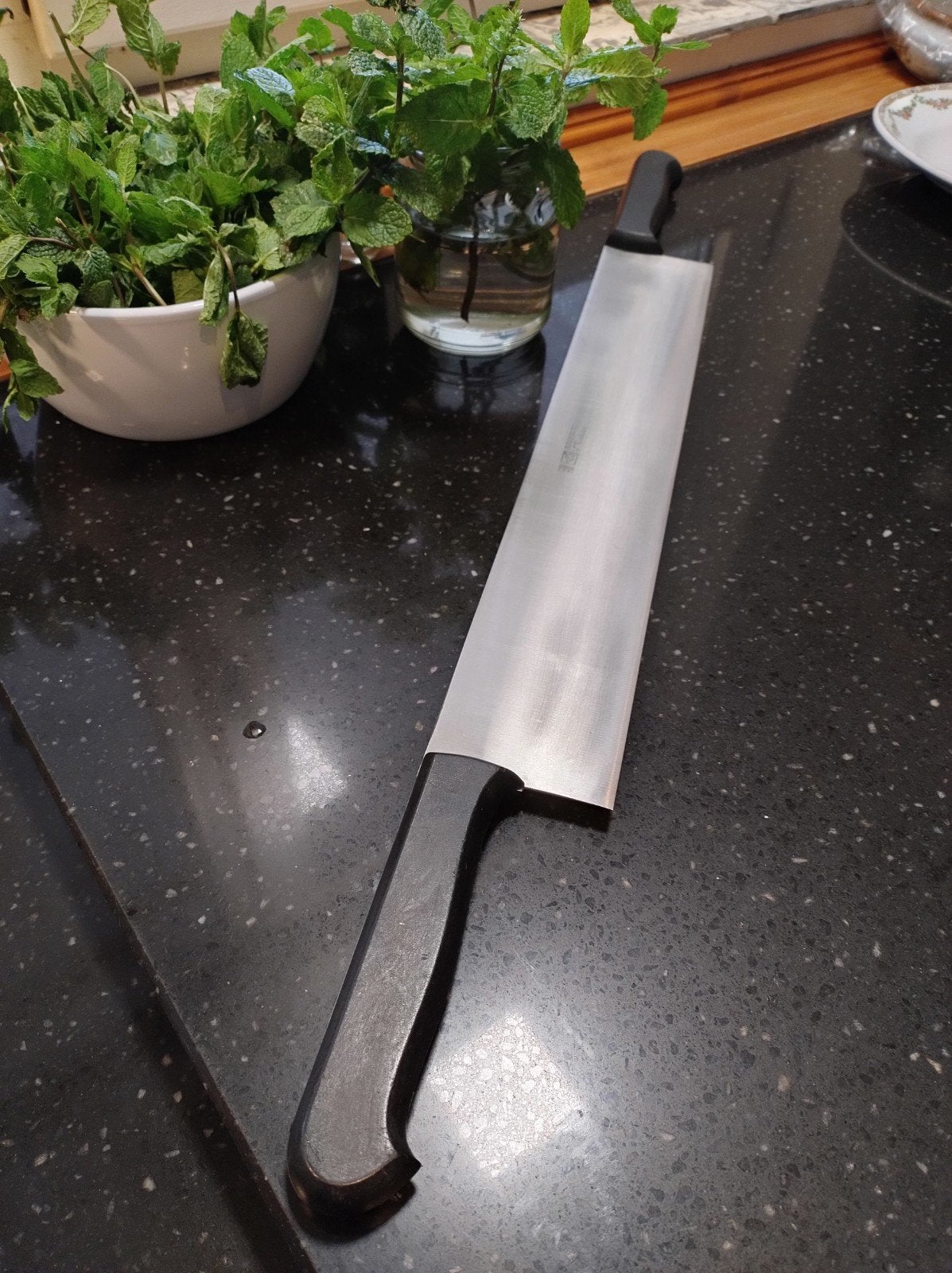 kaasmes 40 cm, Ophalen, Zo goed als nieuw