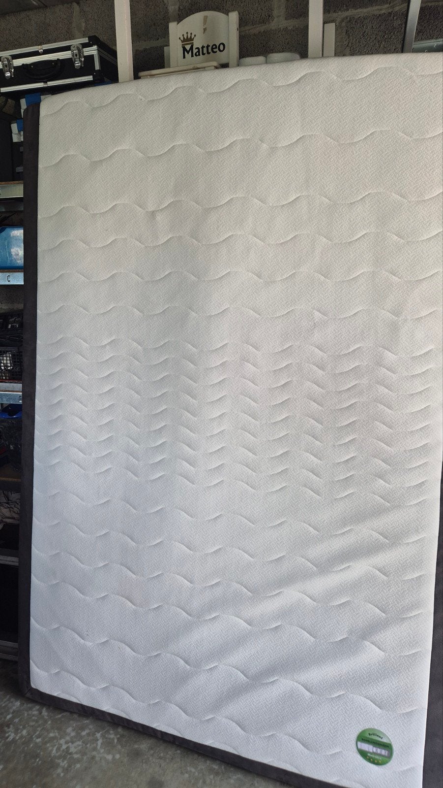 Matras, 1,40 op 2 meter. Met topper!, Ophalen, Matras