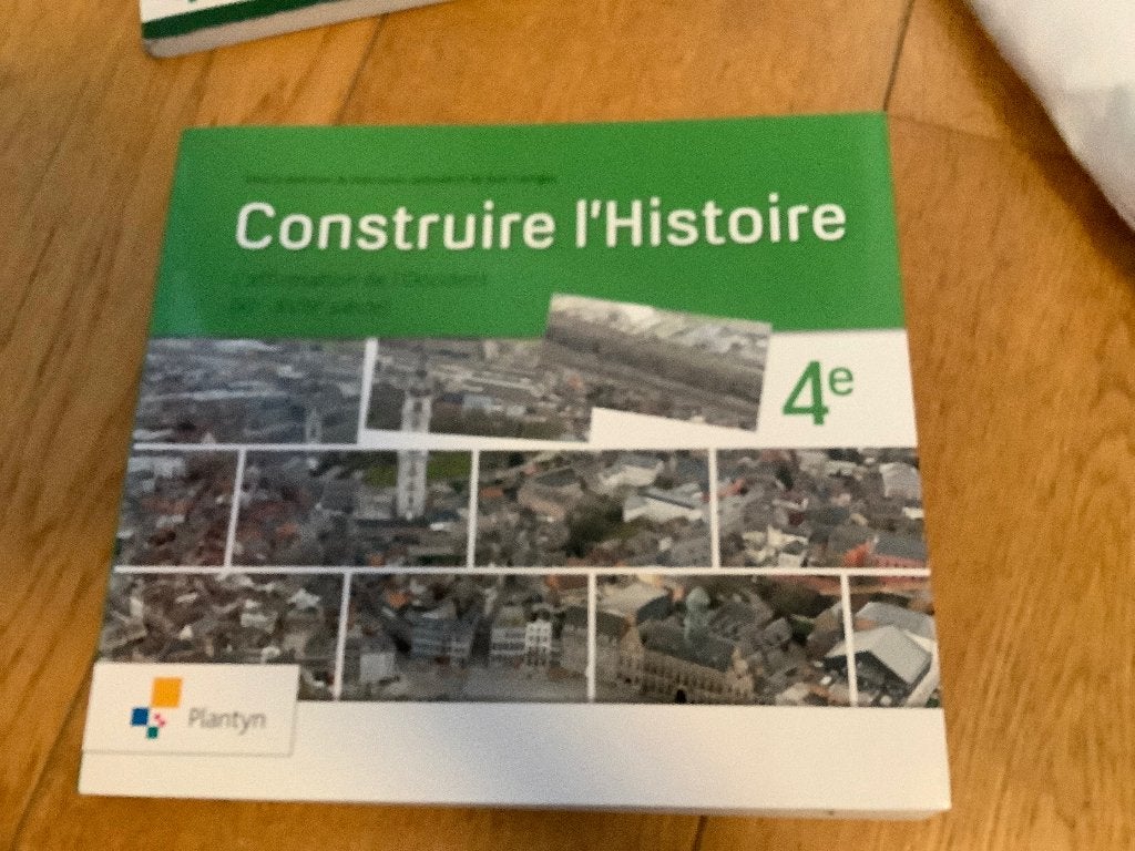 Construire l’histoire manuel 4eme secondaire, Livres, Livres scolaires, Neuf, Histoire, Enlèvement, Secondaire