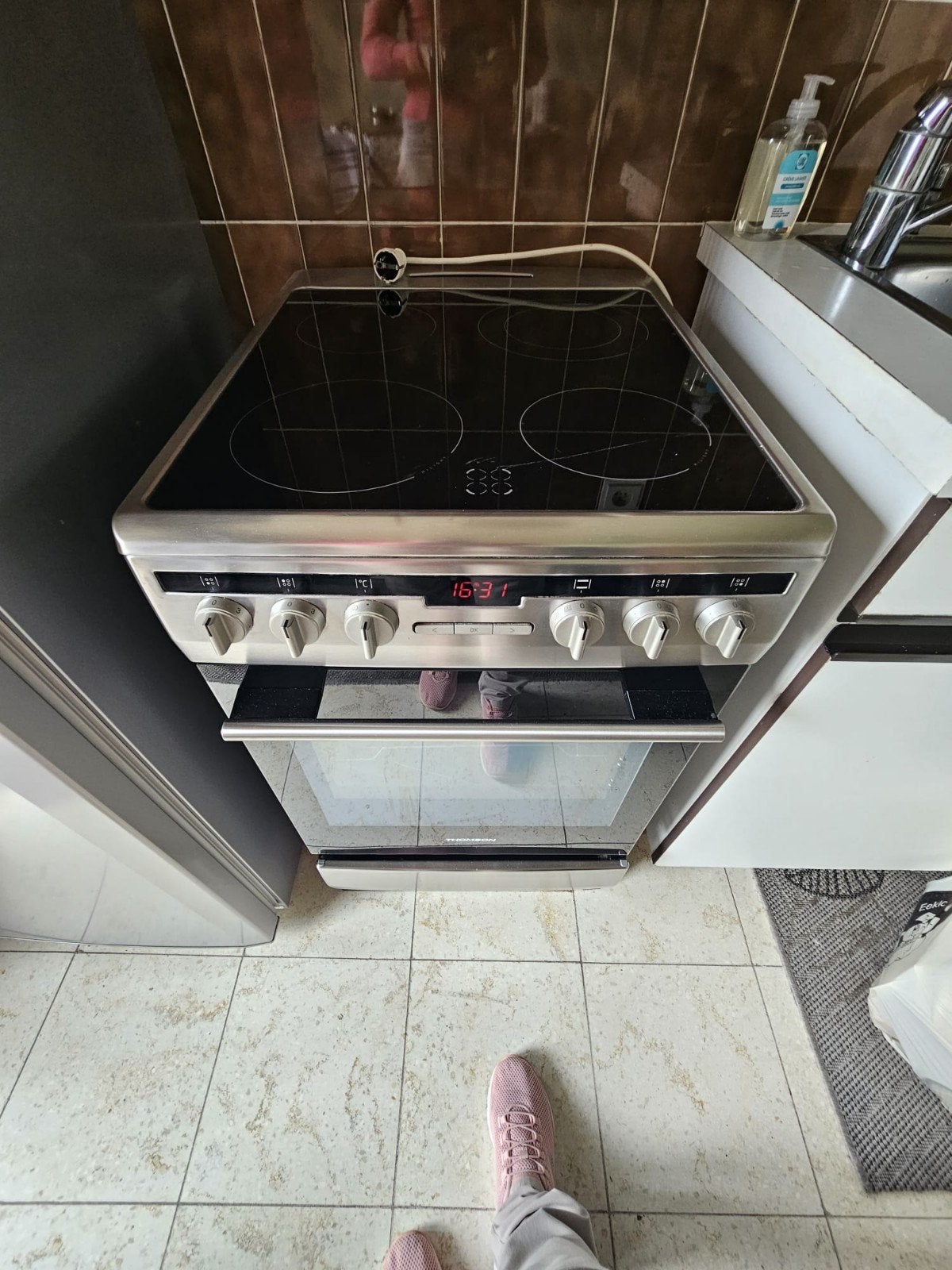 elektrisch fornuis, Electroménager, Enlèvement, Utilisé, Électrique