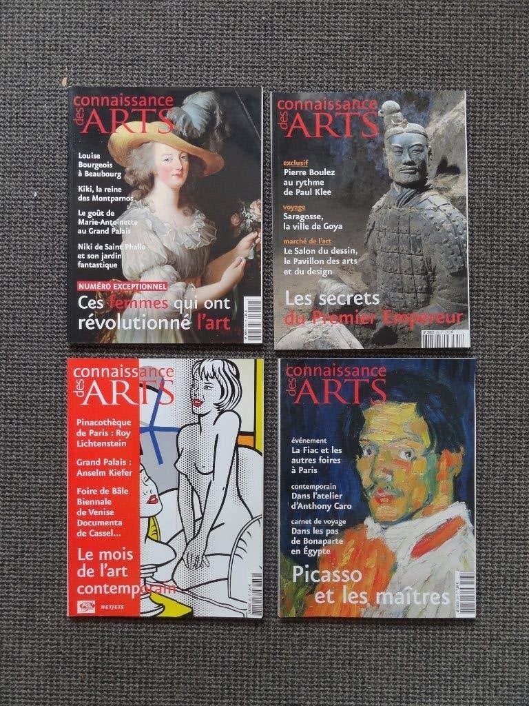 4 magazines d'art ; Dubuffet, Picasso, Dada, Michel-Ange, Envoi, Utilisé, Autres types