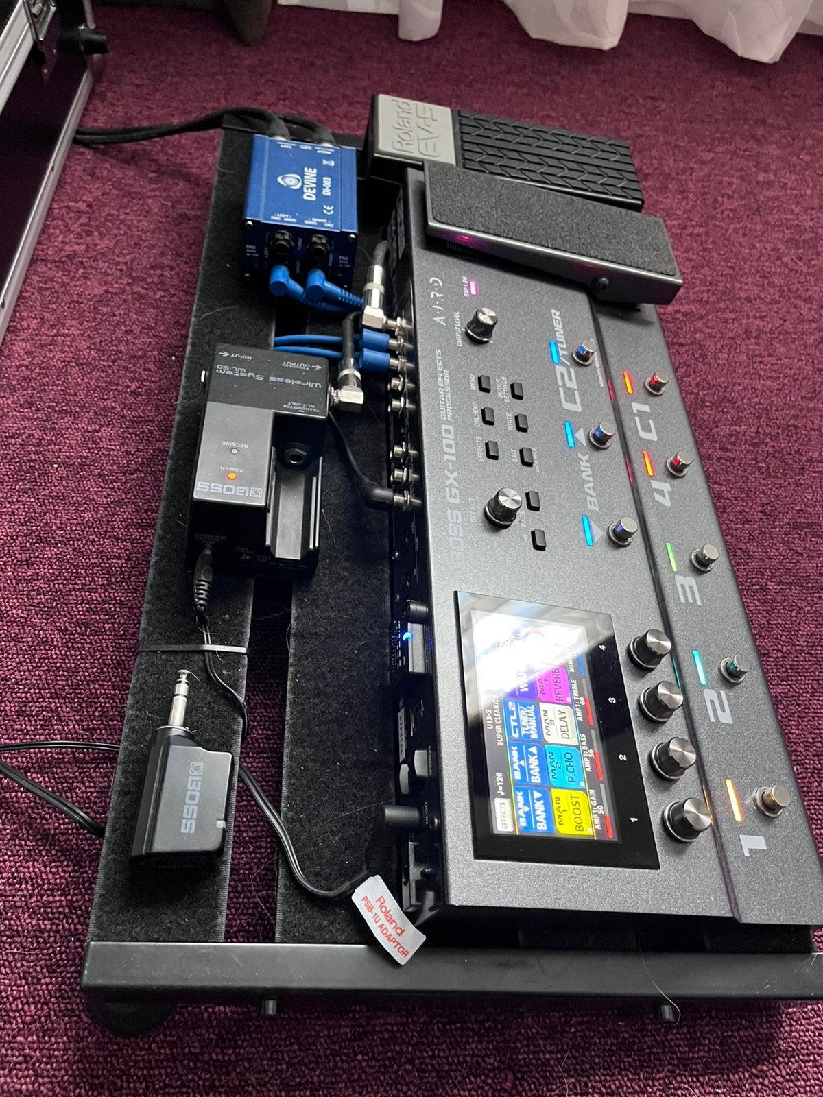 Boss GX100 + extra’s, Muziek en Instrumenten, Effecten, Ophalen, Zo goed als nieuw