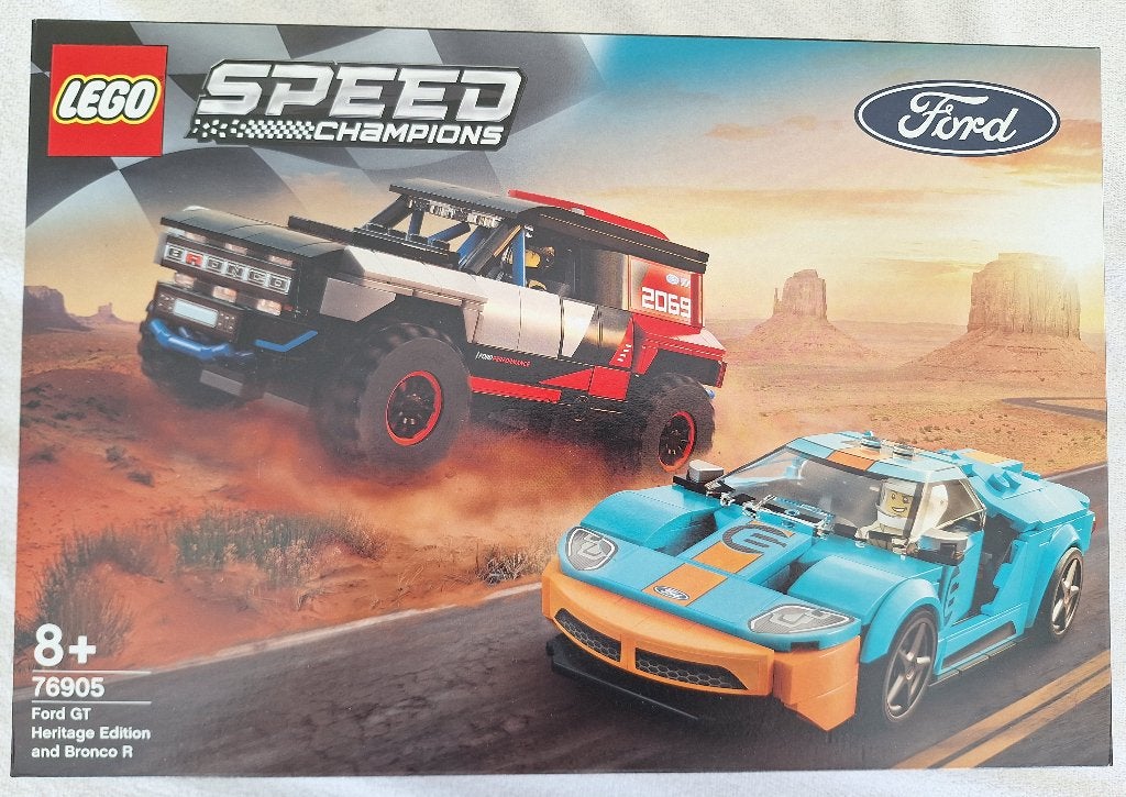 LEGO 76905 - Ford GT Heritage & Bronco R (sealed), Lego, Nieuw, Compleet, Complete set