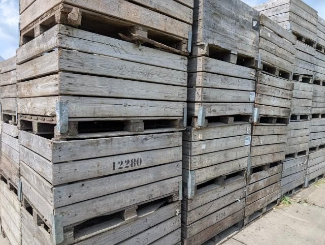 Paloxes en bois, Enlèvement, Utilisé