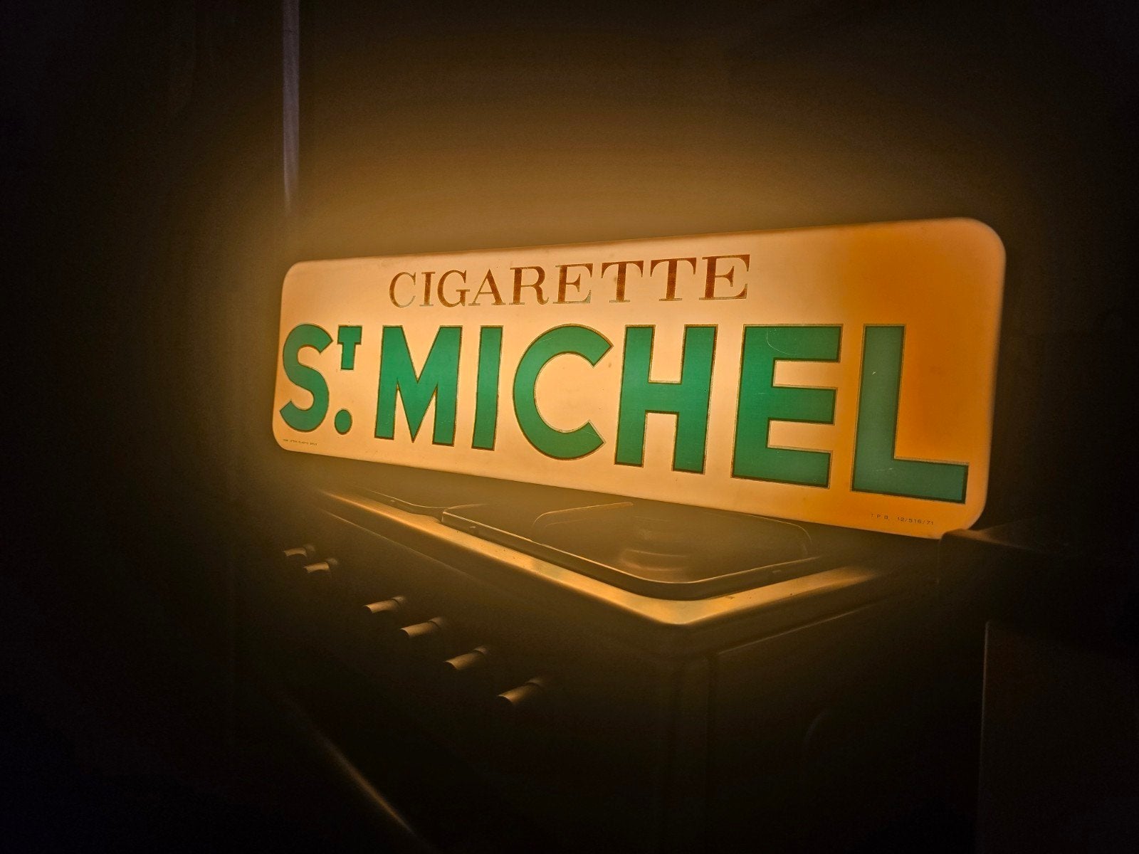 Lichtreclame St. Michel perfecte staat/ reclamebord, Enlèvement ou Envoi