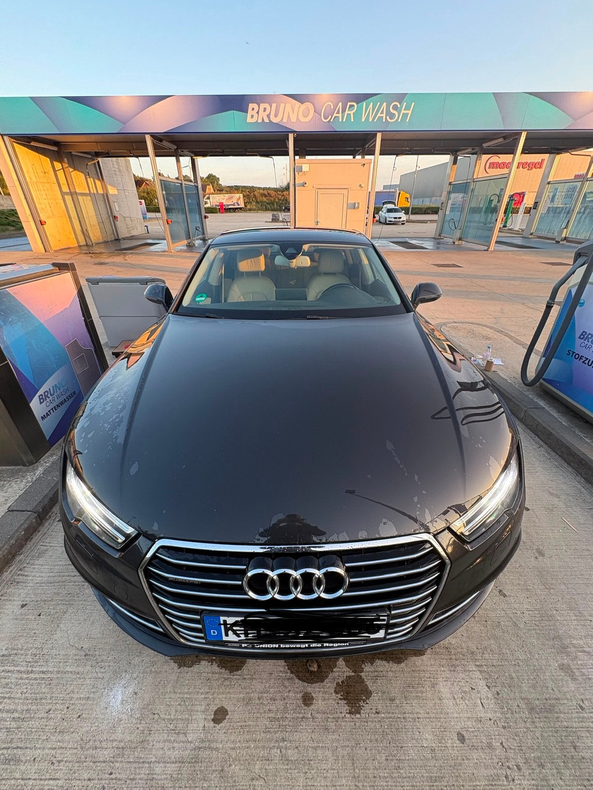 Audi A7, Auto's, Audi, Zwart, Leder, 5 deurs, Particulier